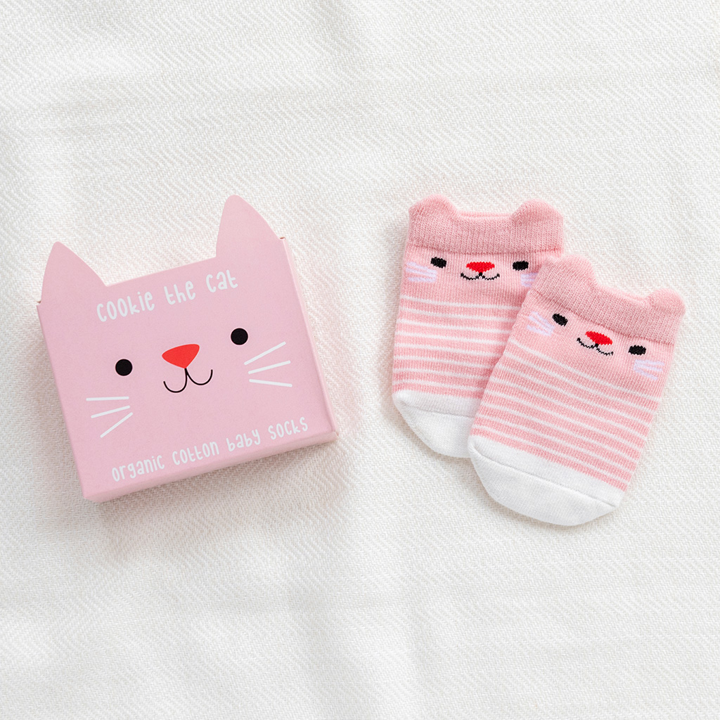 Pair of baby socks - Cookie the Cat | Rex London