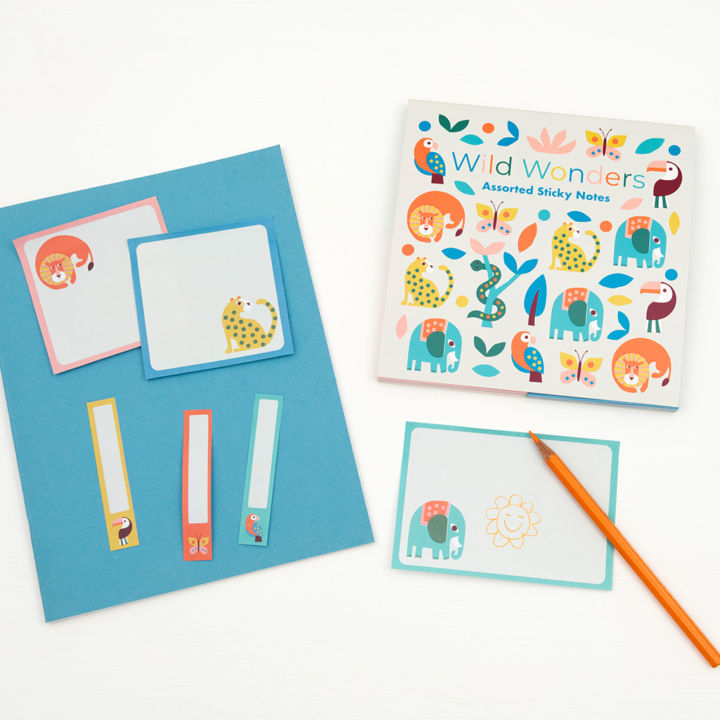 Sticky note set - Wild Wonders | Rex London