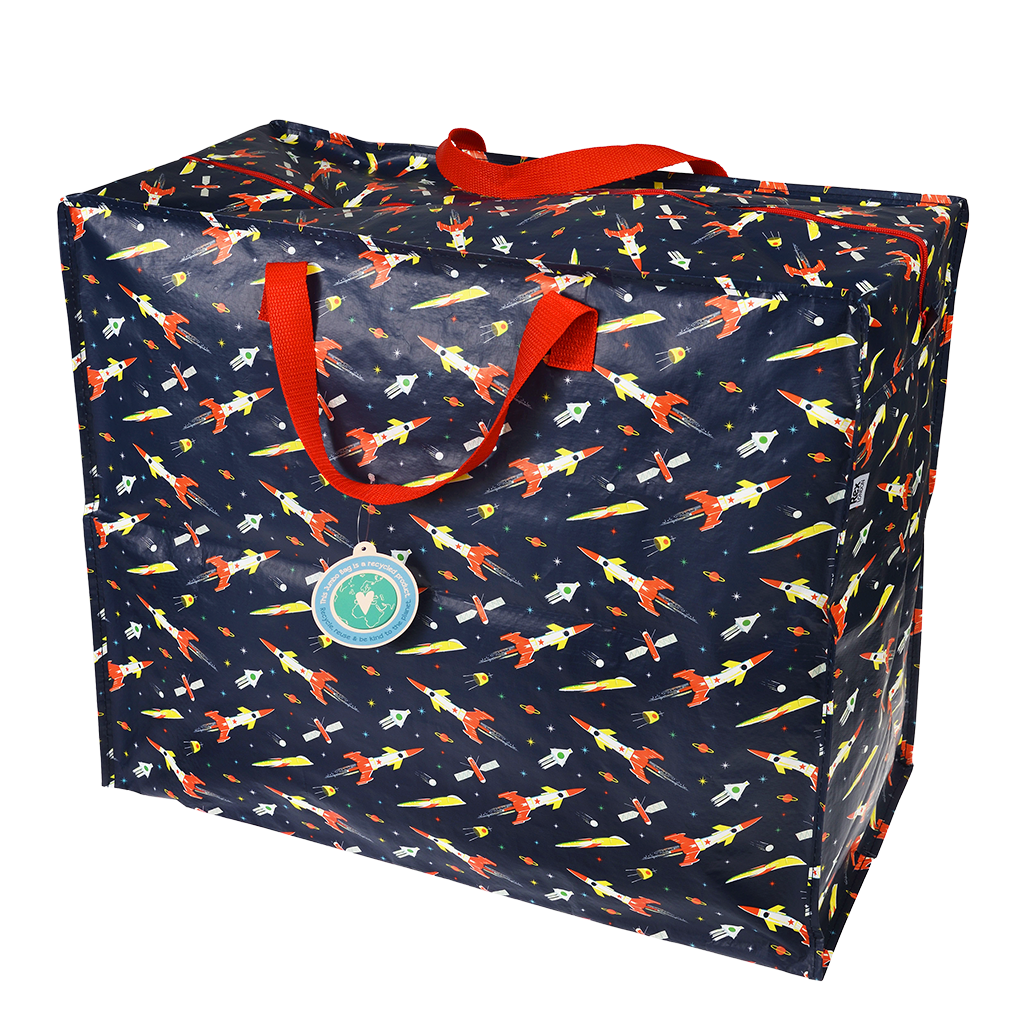 Jumbo storage bag - Space Age Rocket | ﻿Rex London