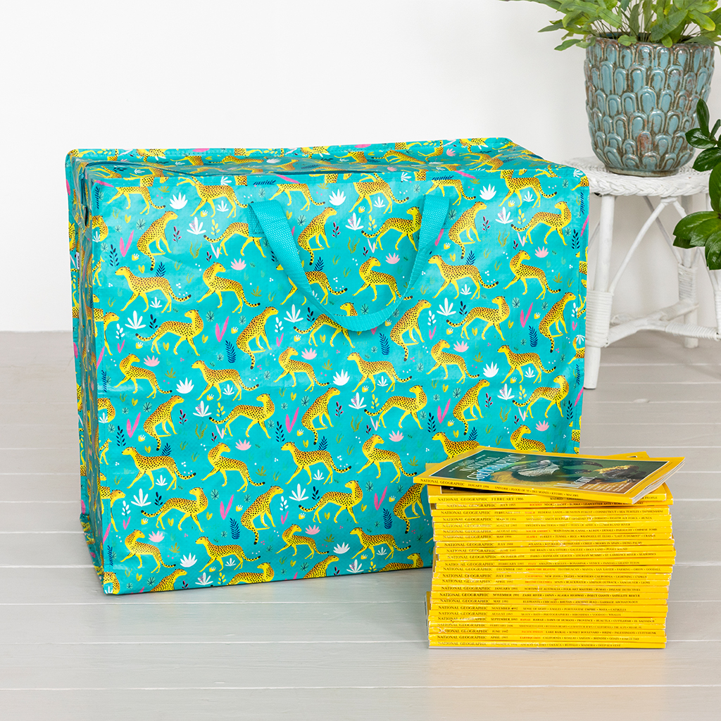 Jumbo storage bag - Cheetah | Rex London