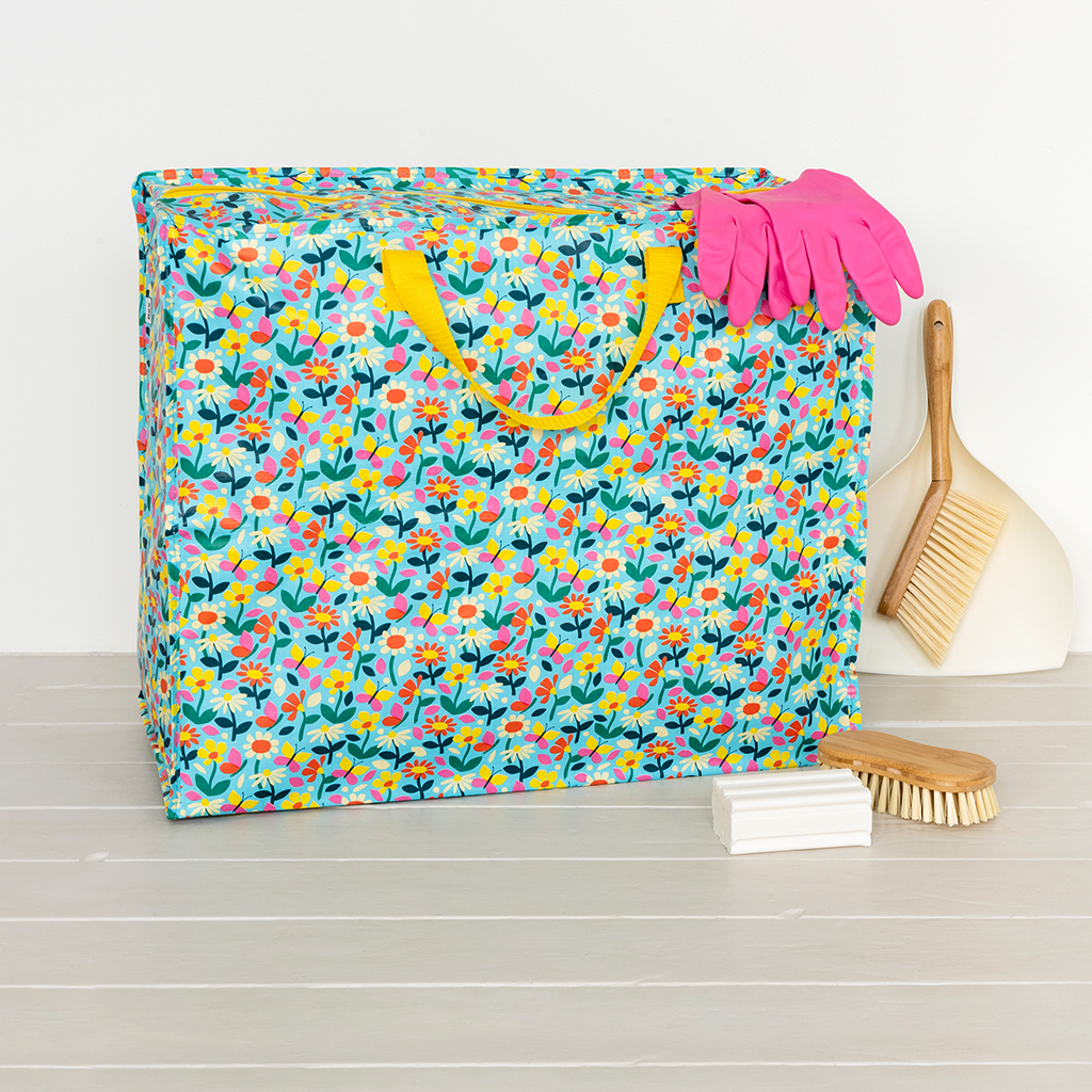 Jumbo storage bag - Butterfly Garden | Rex London