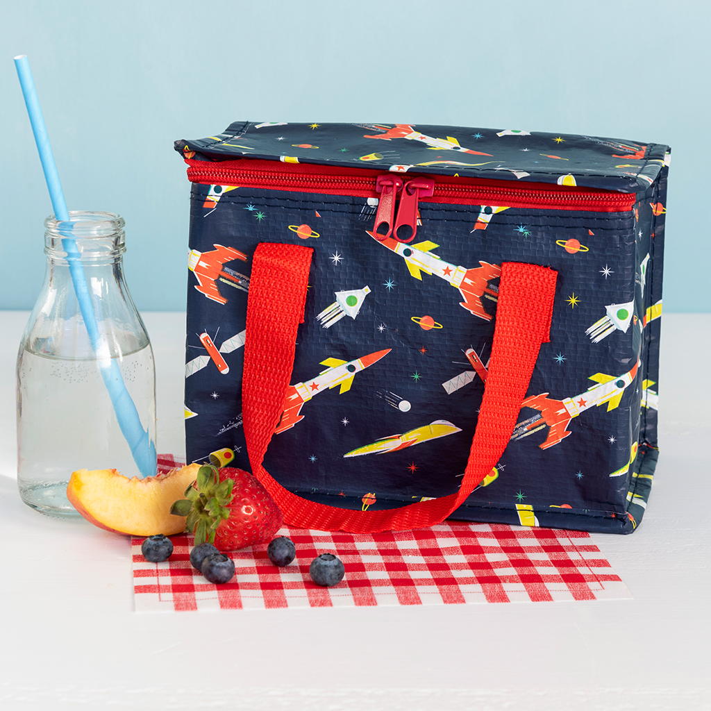 Insulated lunch bag - Space Age Rocket | Rex London