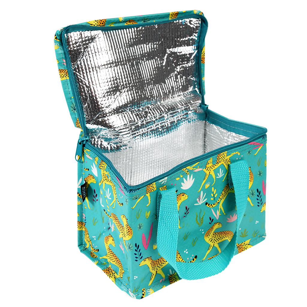Cheetah top lunch bag