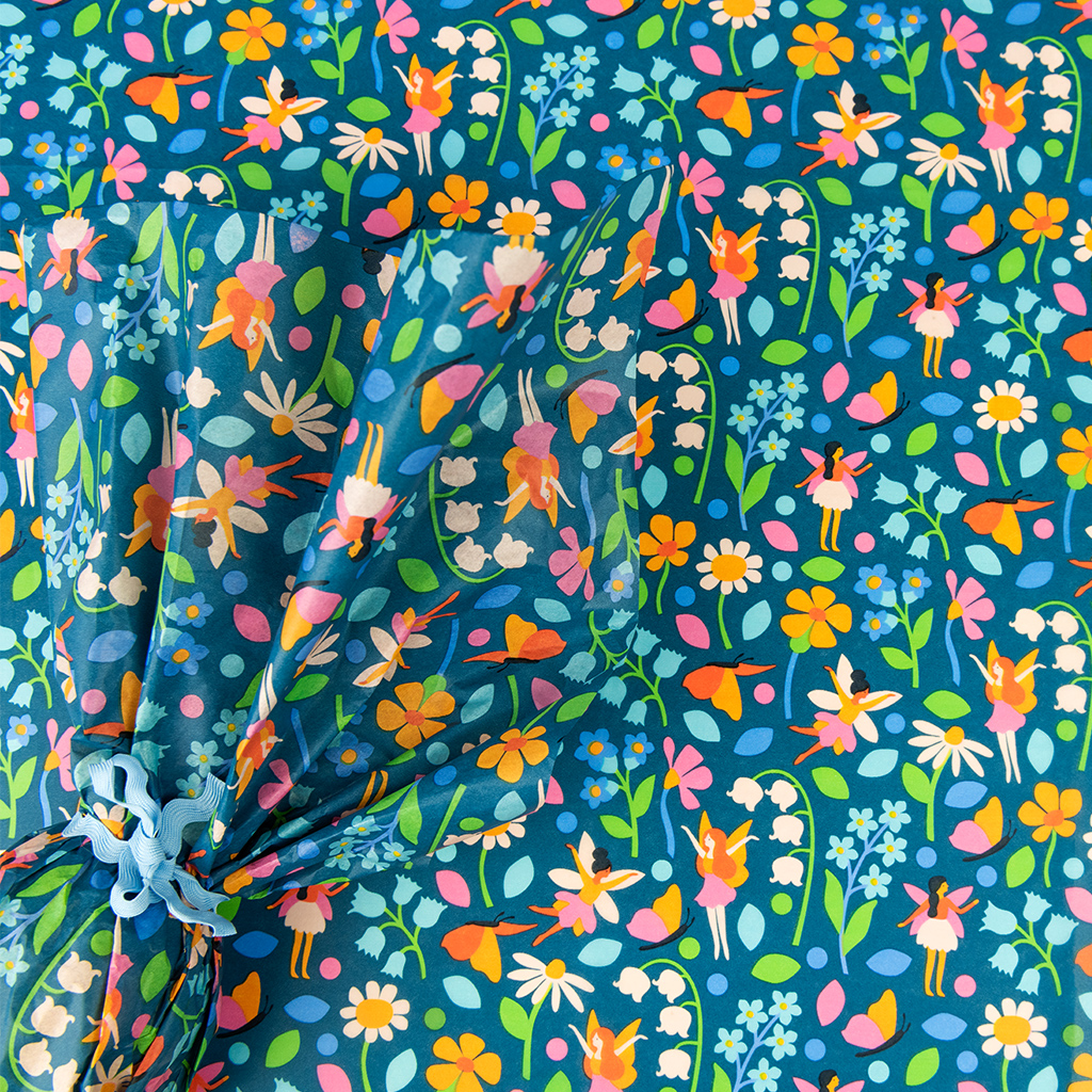 Tissue paper (10 sheets) - Fairies in the Garden | Rex London