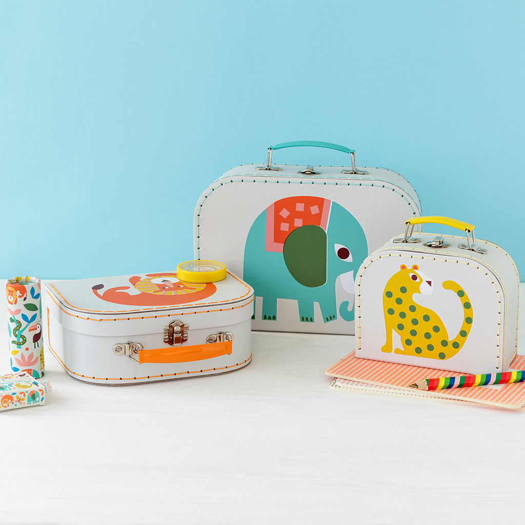 Storage cases (set of 3) - Wild Wonders Animals | Rex London