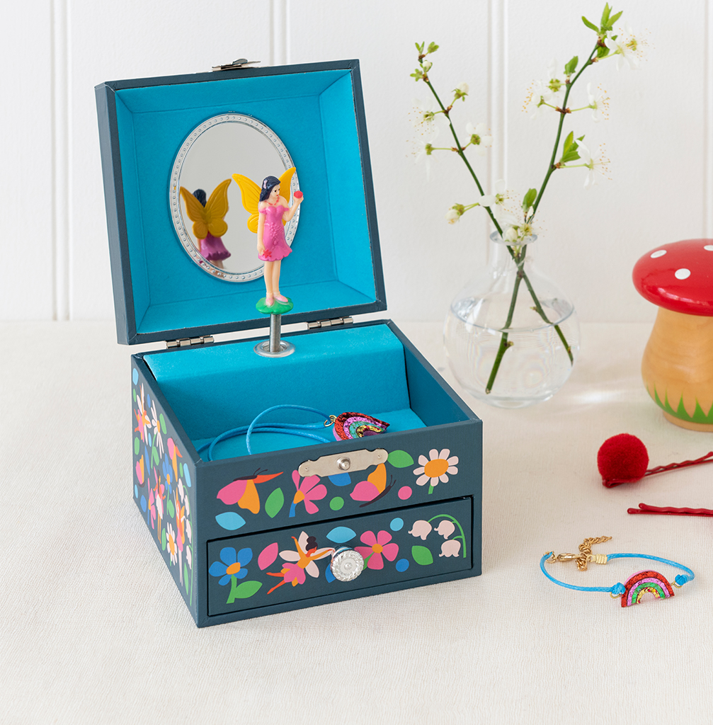 Musical jewellery box - Fairies in the Garden | Rex London