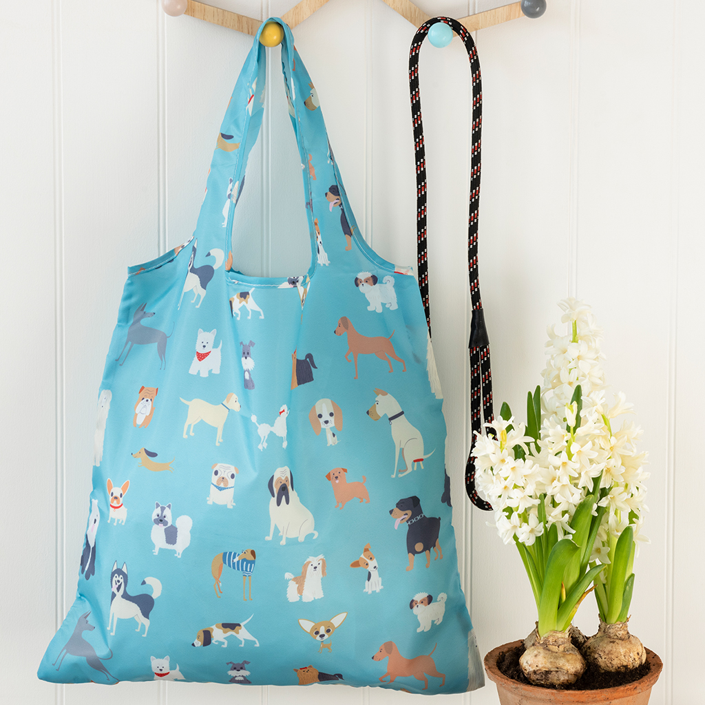 Recycled foldaway shopper bag Best in Show Rex London