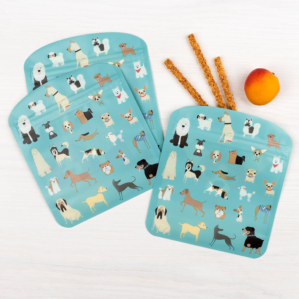 Reusable snack bags (set of 3) - Best in Show | Rex London