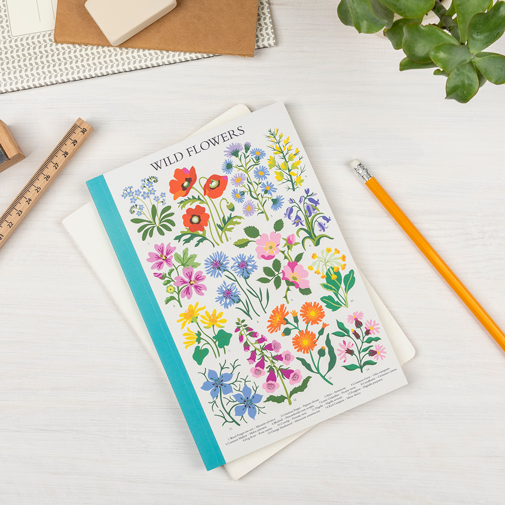 A5 notebook - Wild Flowers | Rex London