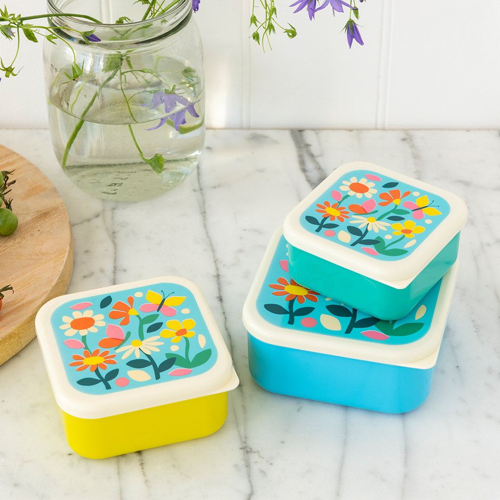 Snack boxes (set of 3) - Butterfly Garden | Rex London