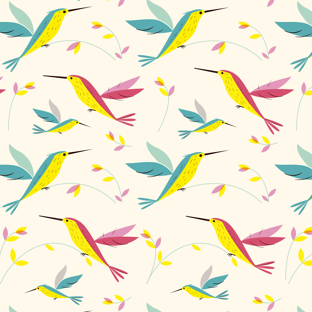 HUMMINGBIRD WRAPPING PAPER (5 SHEETS) | ﻿Rex London