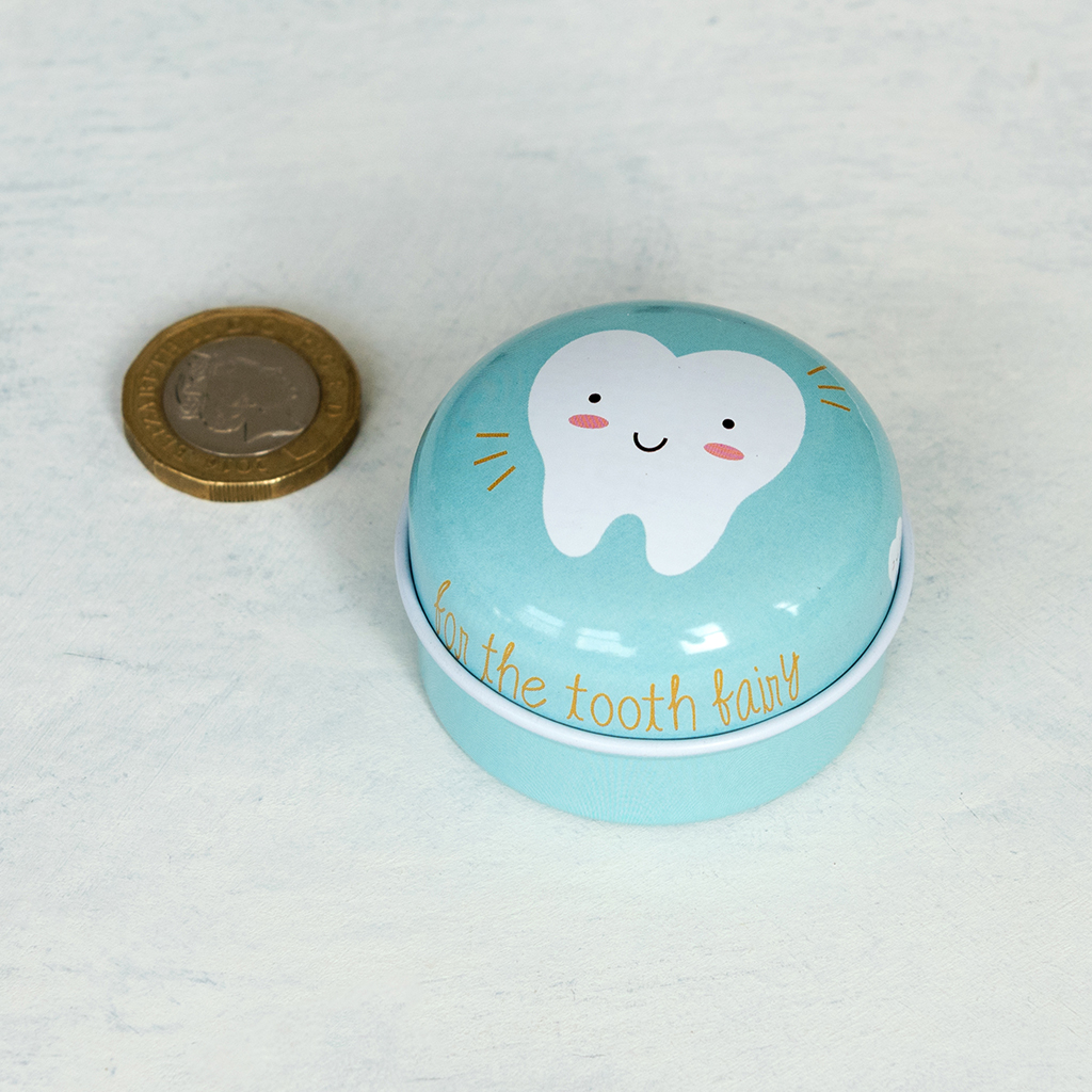 Tooth fairy tin - Blue | Rex London