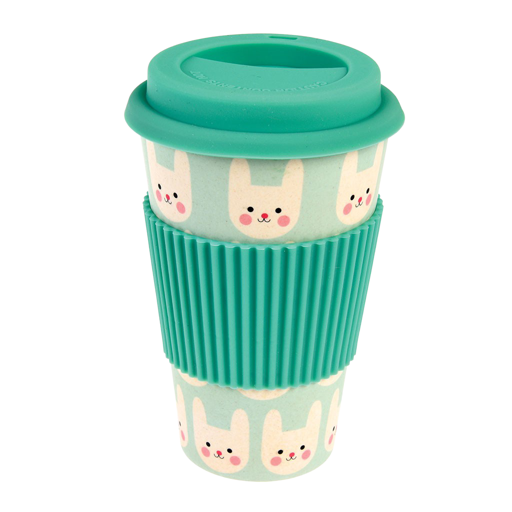 BONNIE THE BUNNY BAMBOO TRAVEL MUG | ﻿Rex London