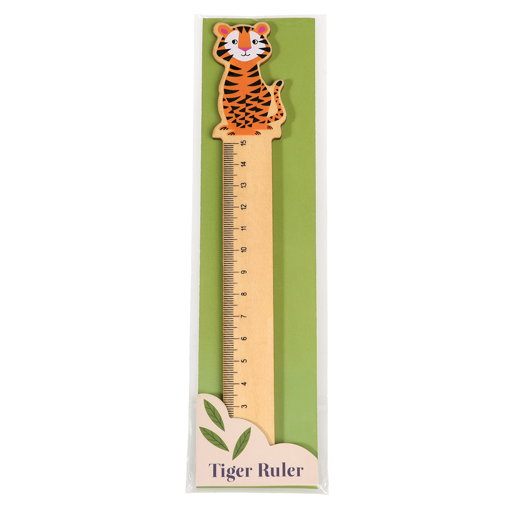WOODEN TIGER RULER | ﻿Rex London