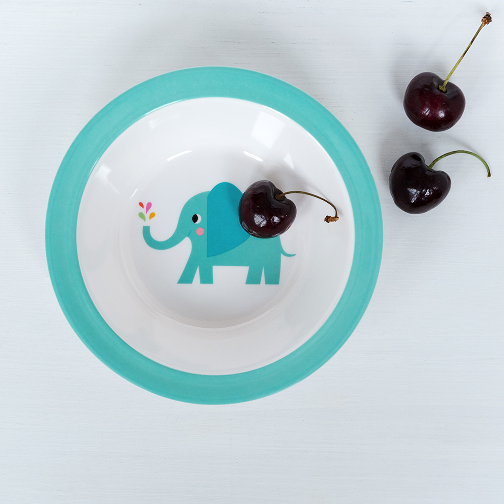 Melamine bowl - Elvis the Elephant | Rex London