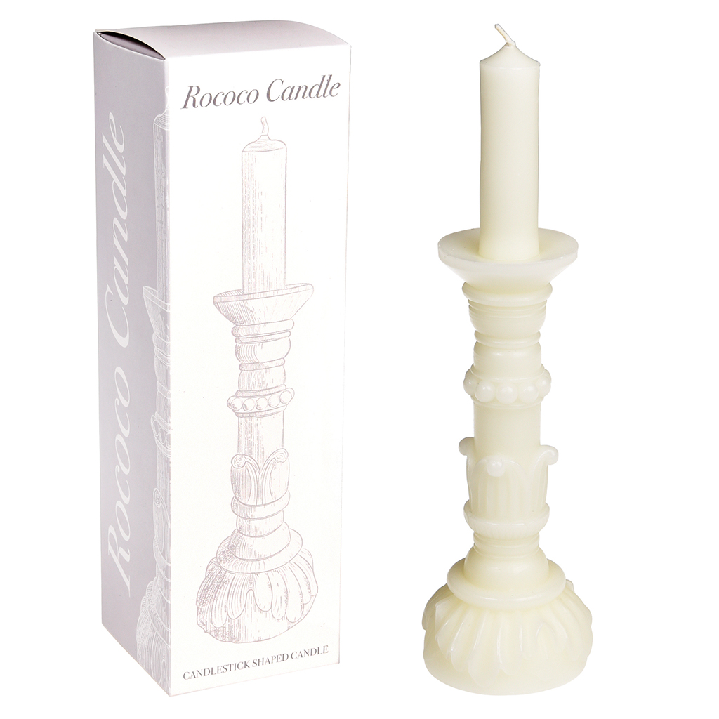 Ivory Rococo Candle | Rex London