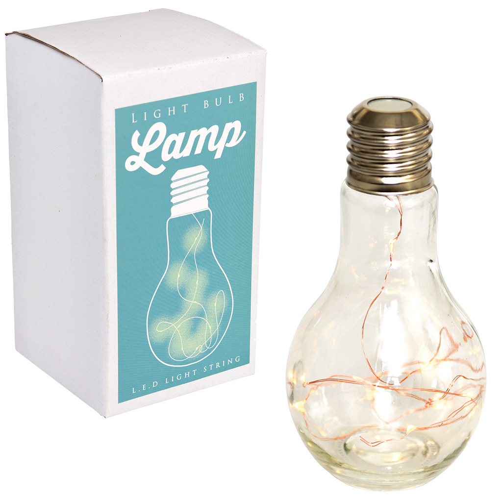 Light bulb shape table LED lamp | Rex London