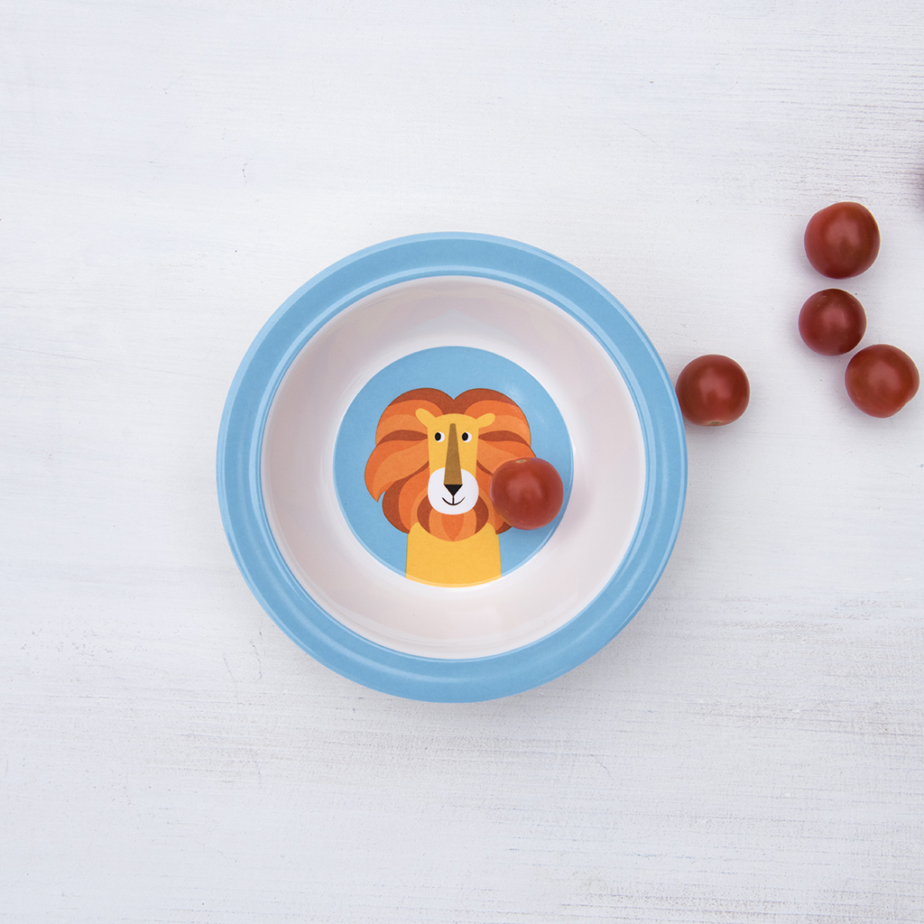 Melamine bowl - Charlie the Lion | Rex London