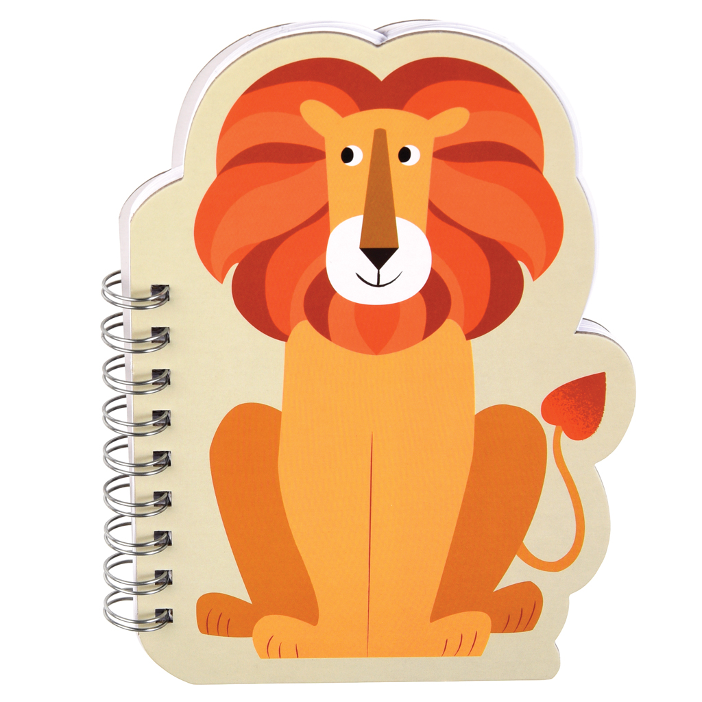 CHARLIE THE LION SPIRAL NOTEBOOK | ﻿Rex London