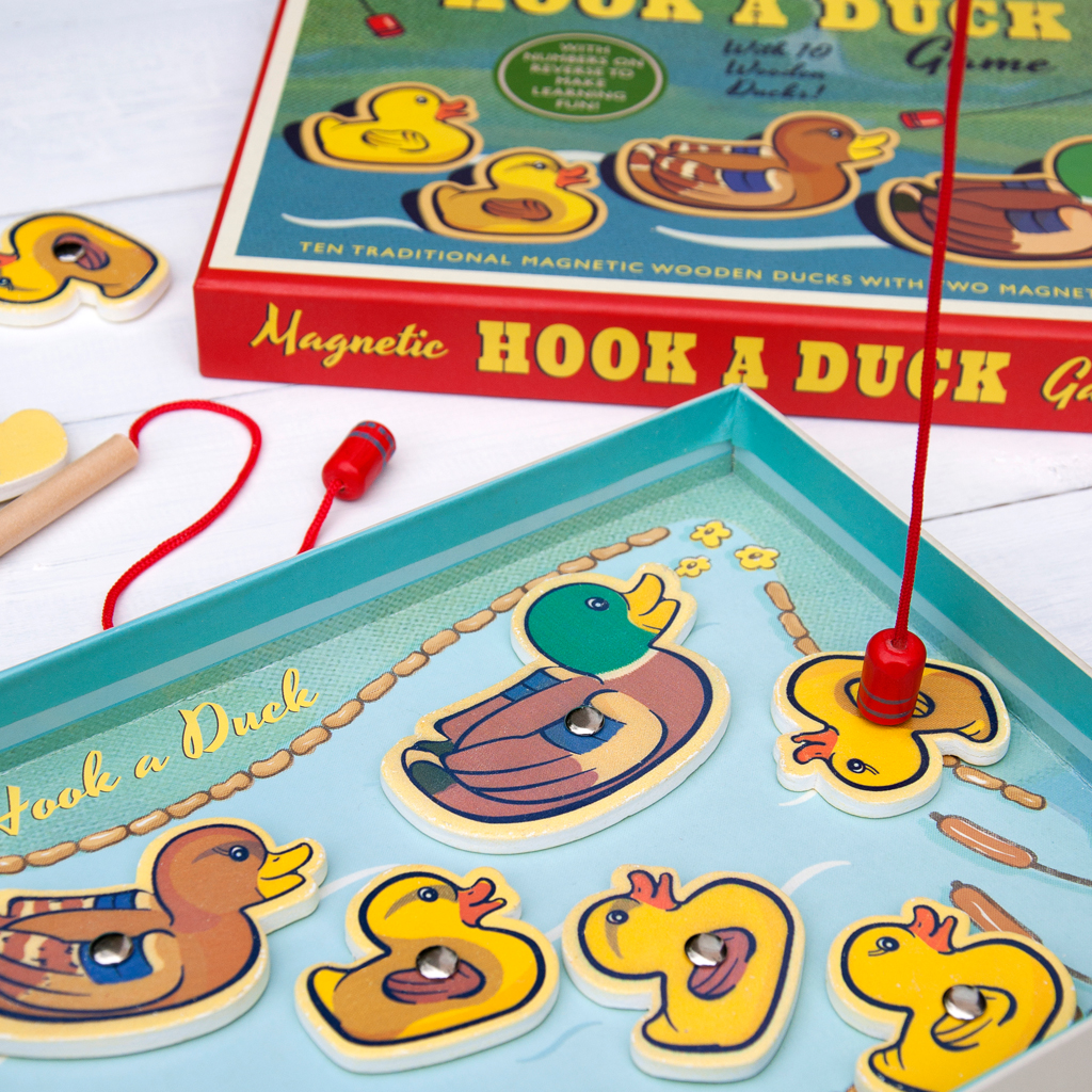Wooden Magnetic Duck Game