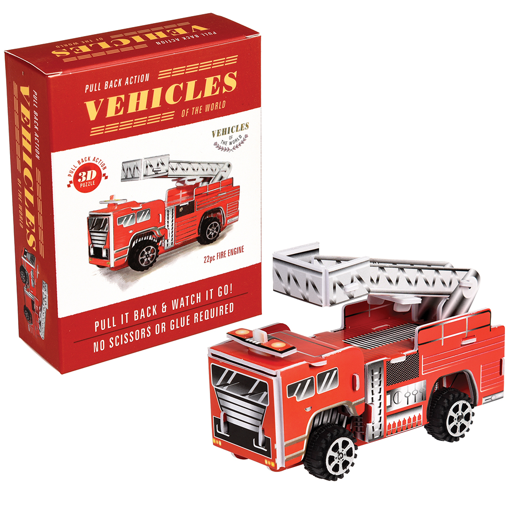 MAKE YOUR OWN PULL BACK FIRE ENGINE | Rex London
