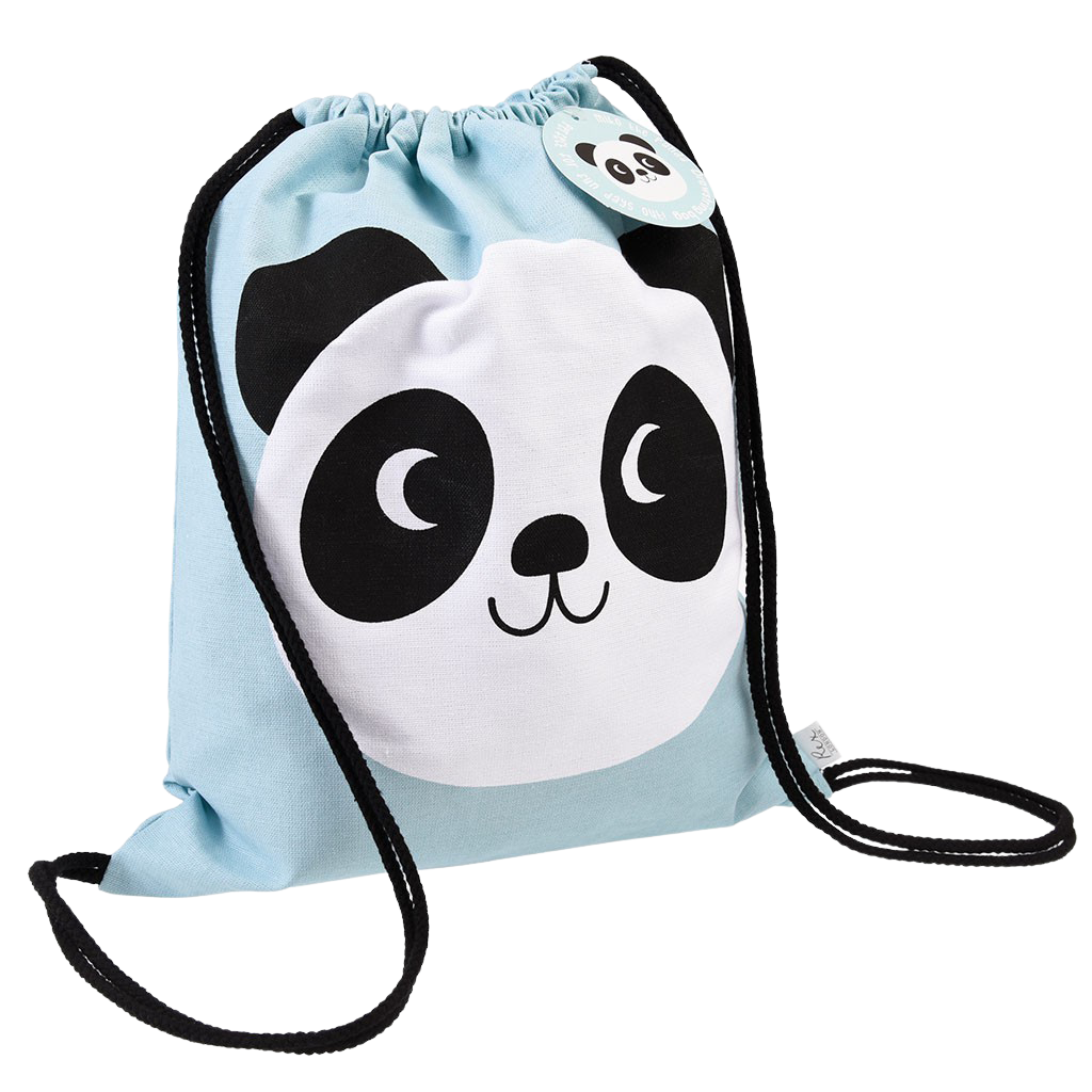 MIKO THE PANDA DRAWSTRING BAG