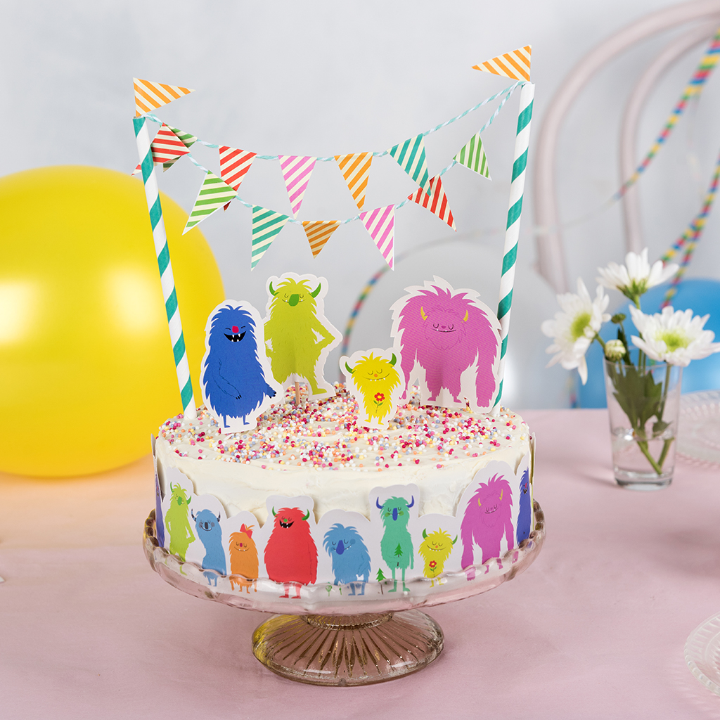 Cake bunting - Monsters | Rex London