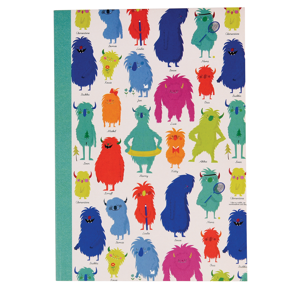 MONSTERS A5 NOTEBOOK | ﻿Rex London