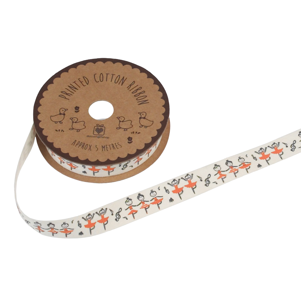 BALLERINA PRINTED RIBBON | ﻿Rex London