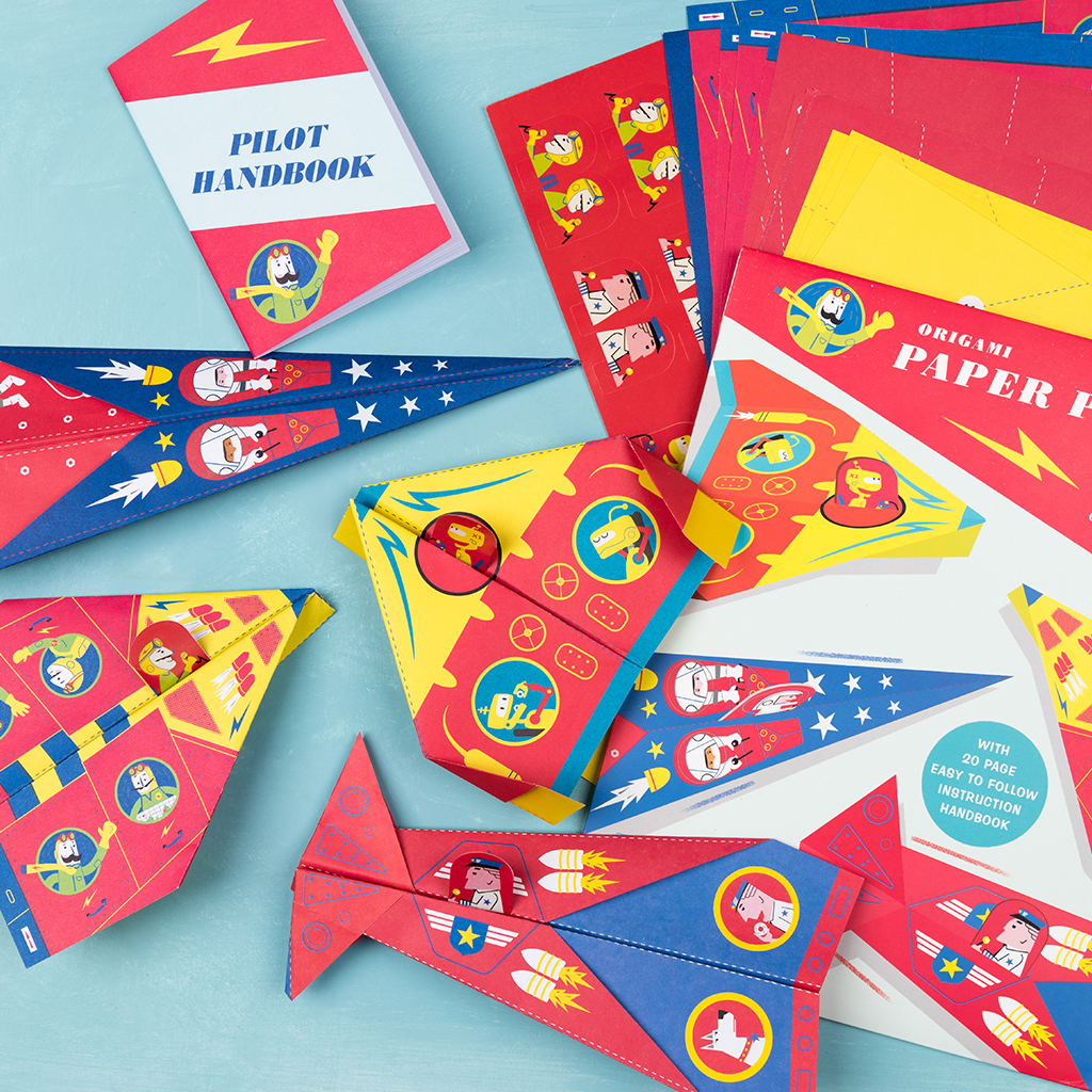 Children's origami kit - Paper planes | Rex London