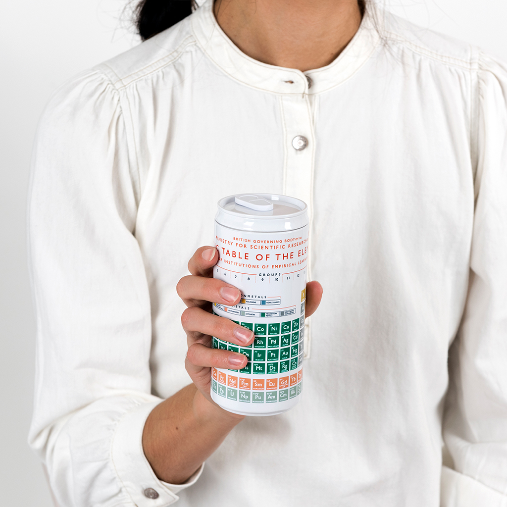 Reusable eco can - Periodic Table | Rex London