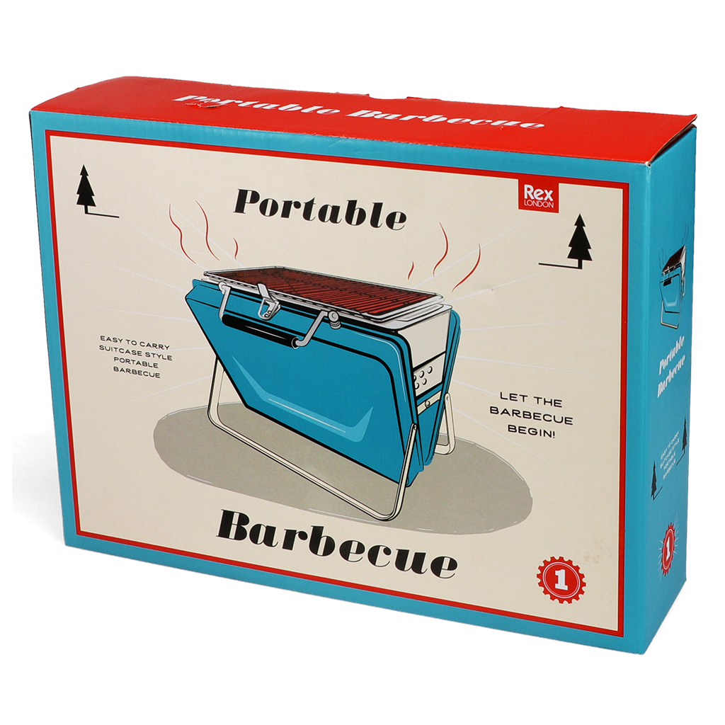 Portable Suitcase BBQ - Spirit of Adventure | ﻿Rex London
