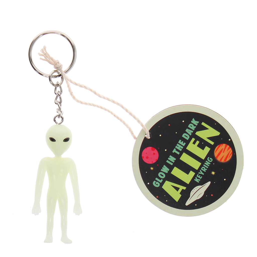 Glow in the dark keyring - Alien | ﻿Rex London