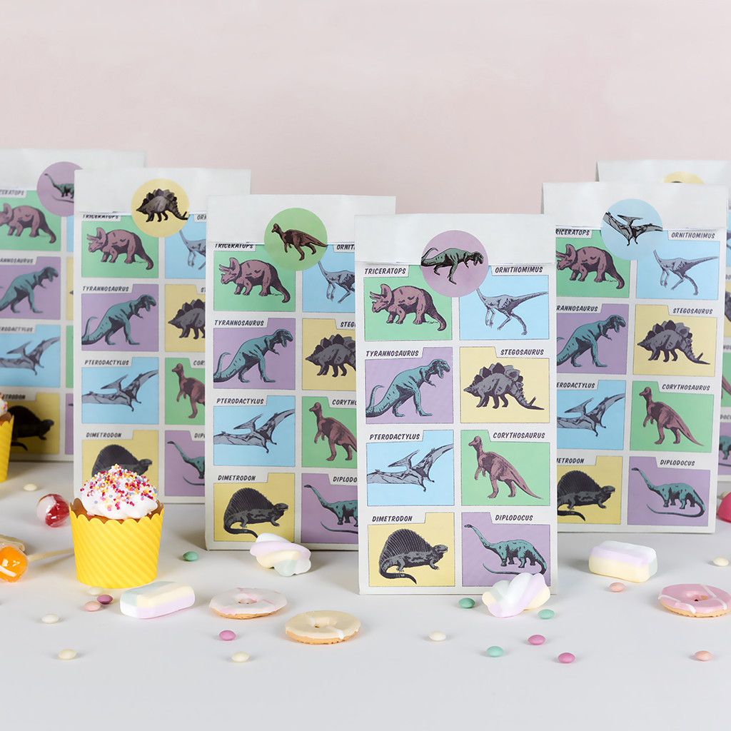 Party bags (set of 6) - Prehistoric Land | Rex London