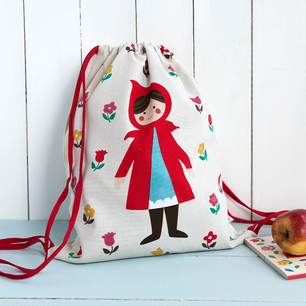 RED RIDING HOOD DRAWSTRING BAG | ﻿Rex London