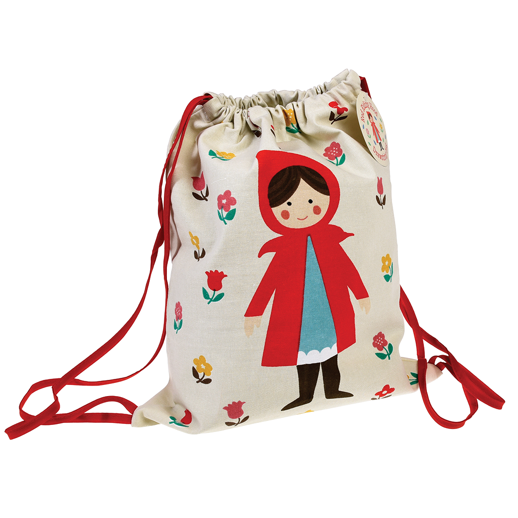 RED RIDING HOOD DRAWSTRING BAG | ﻿Rex London