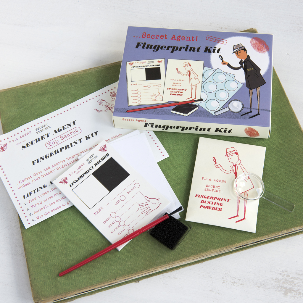 Fingerprint detective set - Secret Agent | Rex London