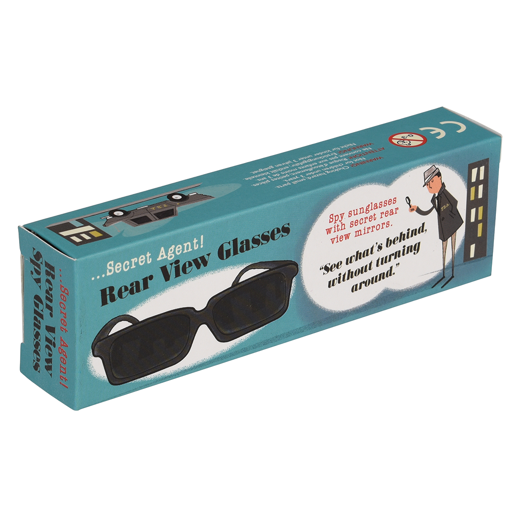 Spy sunglasses with rear view mirrors Secret Agent Rex London
