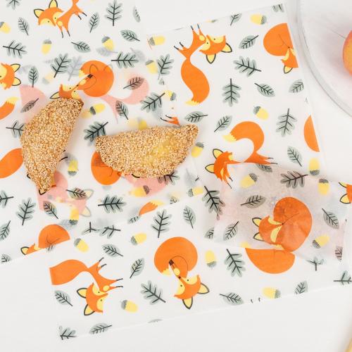Rusty the fox greaseproof paper