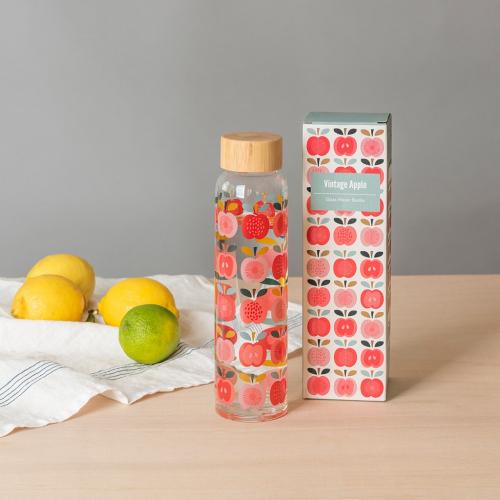 Vintage Apple glass water bottle Vintage Apple glass water bottle