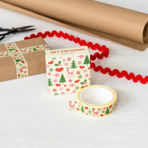 50s Christmas washi tape