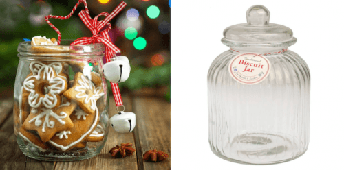 Glass cookie jar from dotcomgiftshop