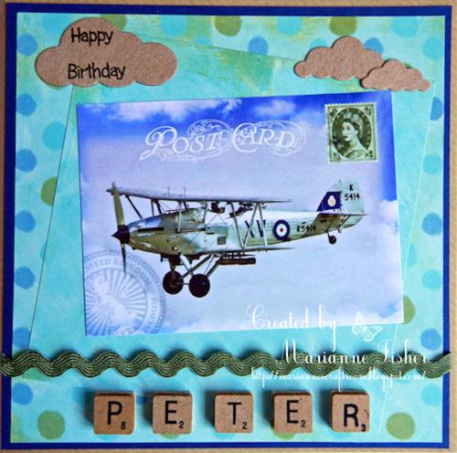 Aeroplane birthday card