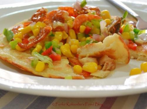 Nigerian-style bean pancakes