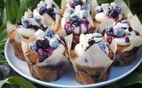 Blueberry muffins