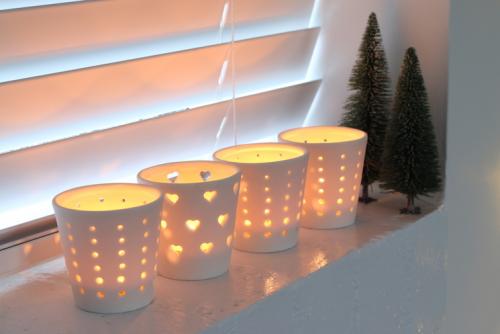 ceramic tealight holders