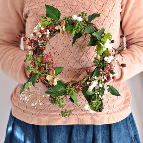 Christmas decor foraged wreath