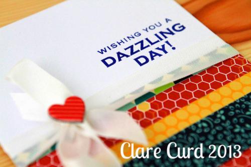 Dazzling day birthday card