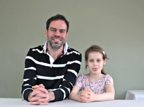 John Adams and daughter