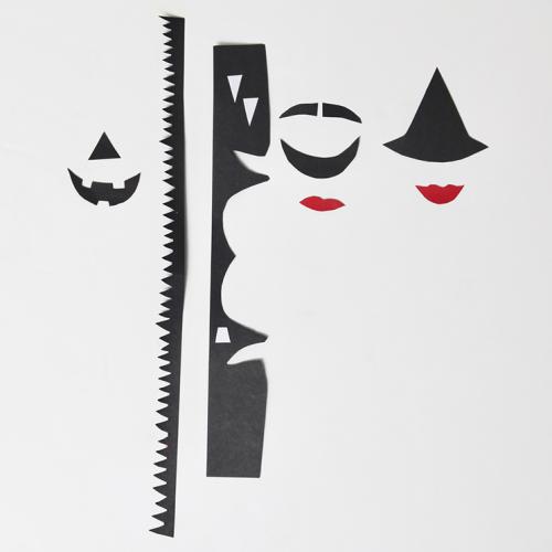 Halloween monster cups - step 3 Halloween monster cups - step 3